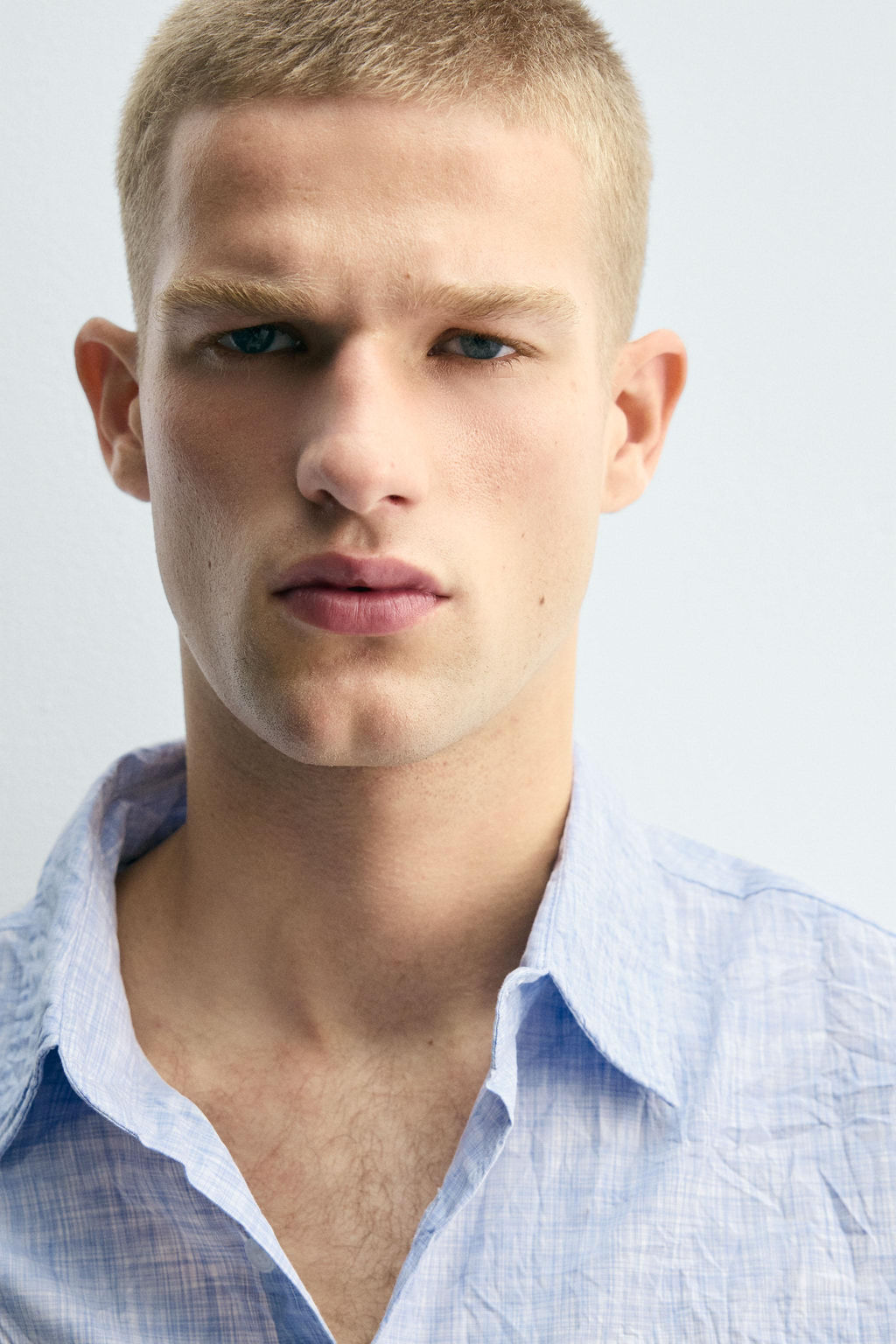 STRIPED CREASED-EFFECT SHIRT - Zara фото 6