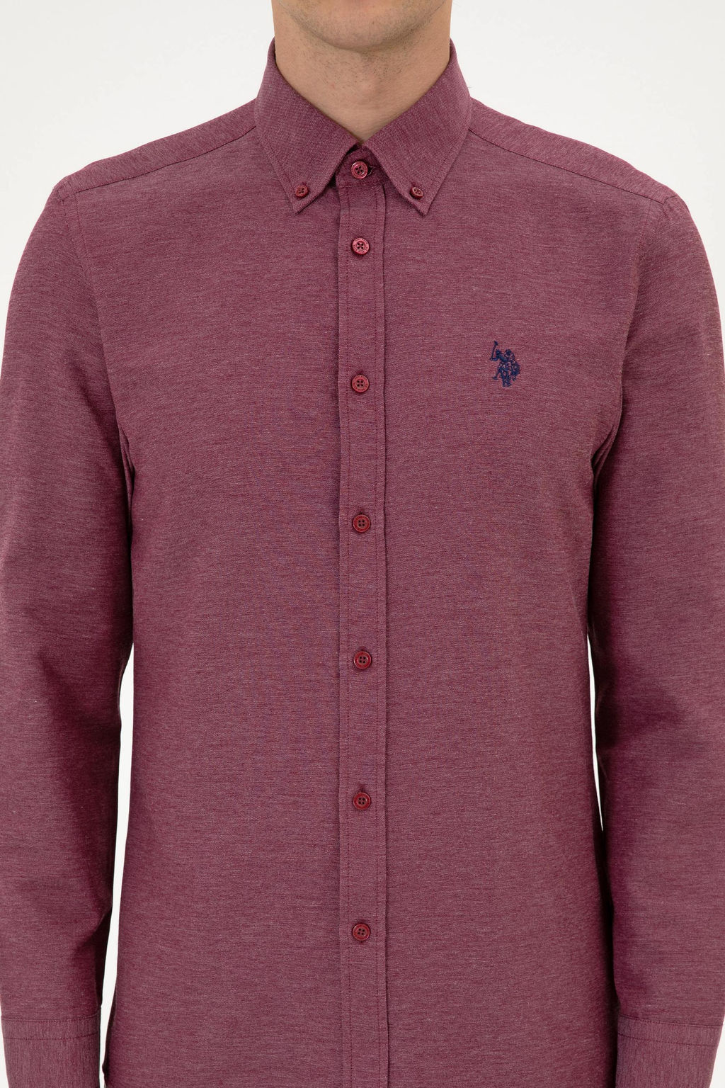 Erkek Bordo Uzun Kollu Basic G_mlek Sepette S_rpriz _ndirim - U.s. polo assn фото 6
