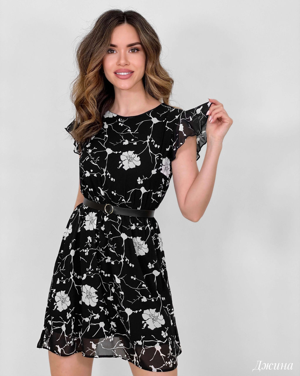 Платье Джина (белый) - Nadi bordo фото 31