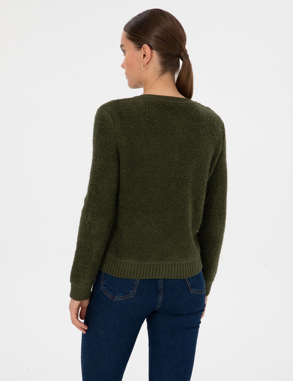 Haki Slim Fit Triko H_rka - Pierre cardin фото 5