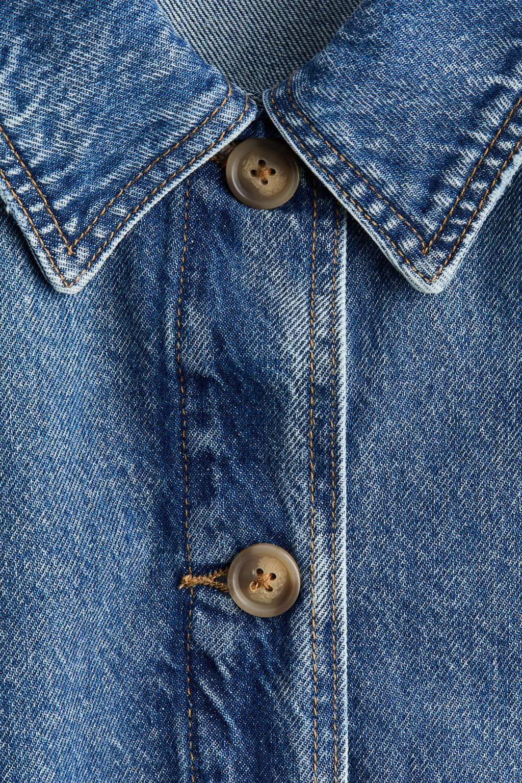 Chaqueta camisera en denim - H&m фото 5