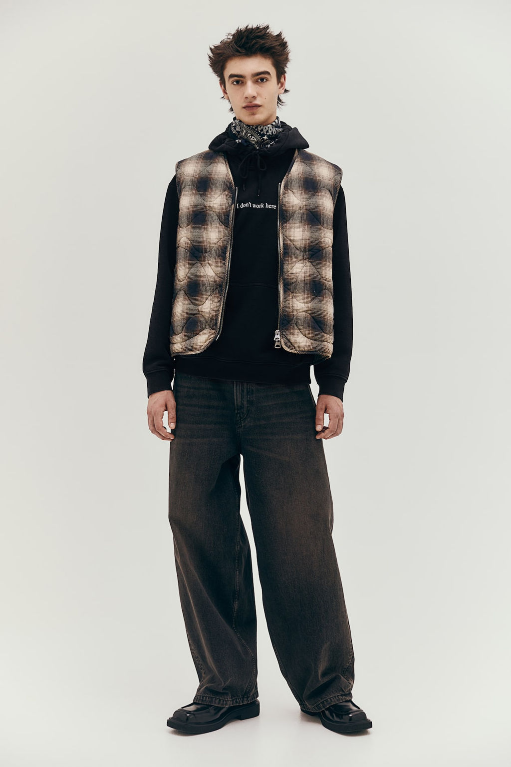 Sudadera con capucha y estampado Loose Fit - H&m фото 2