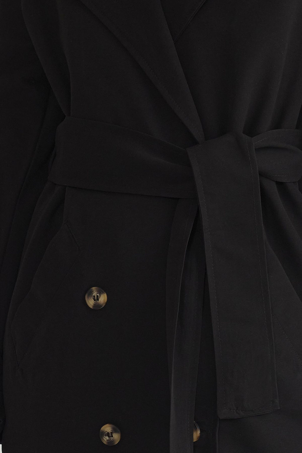 Trendyolmilla Haki Kemerli Ruzgarl?k Detayl? Su Itici Uzun Trenckot TWOSS21TR0005  фото 80