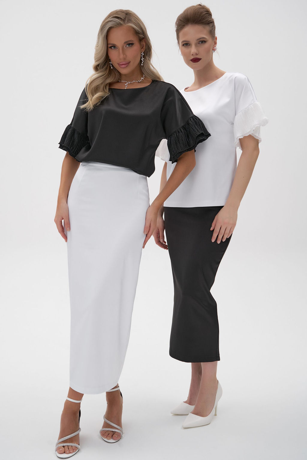 Блузка Луана (чёрный) - Эльза фото 10