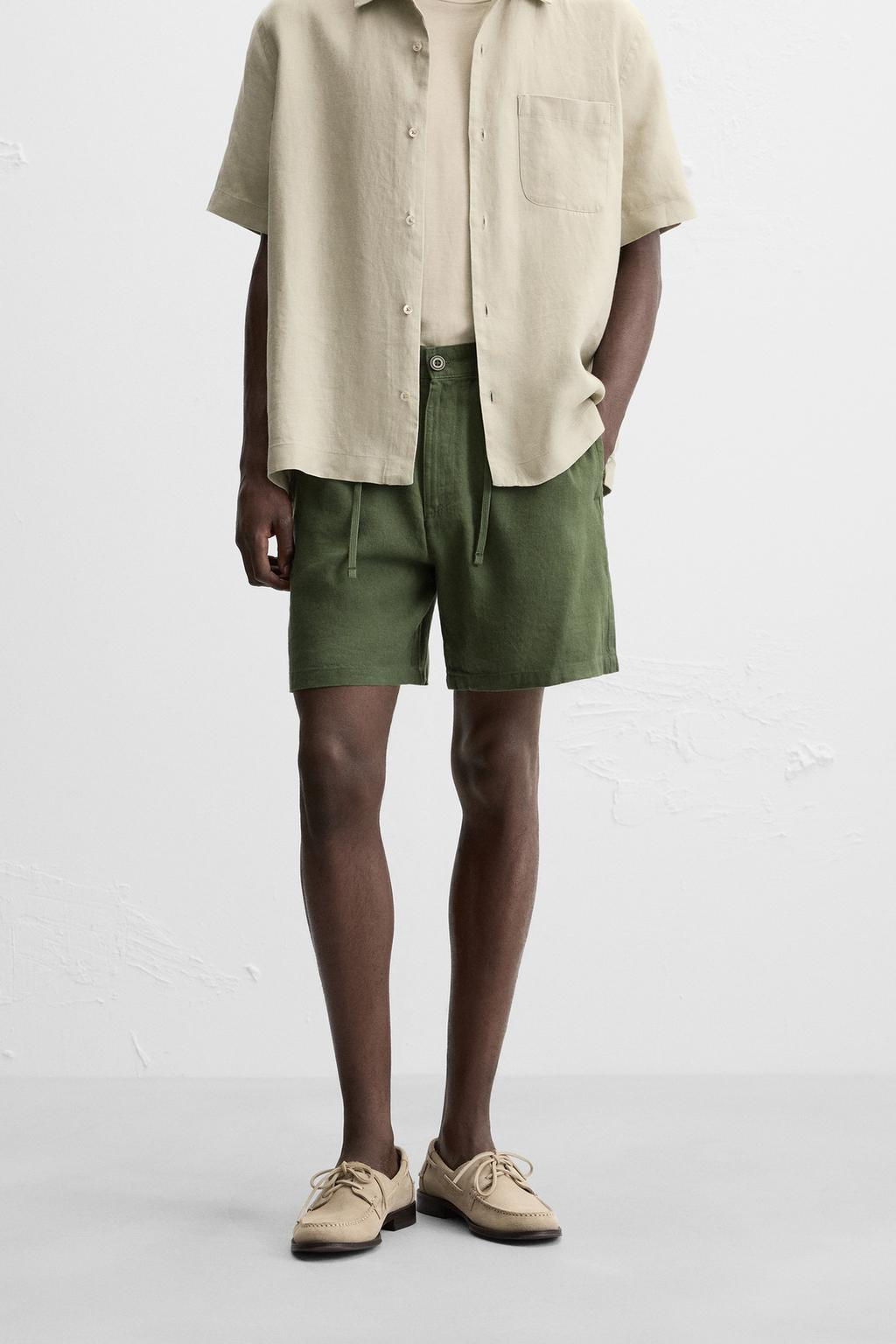 BERMUDA SHORTS LINEN BLEND - Zara фото 20