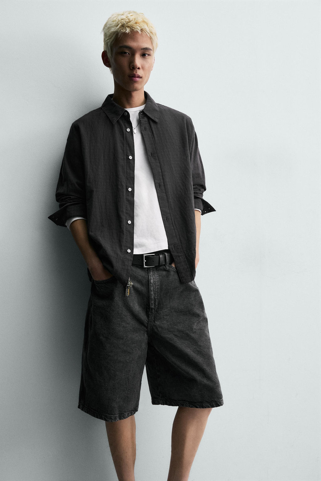 BERMUDA BAGGY FIT / Carb?n