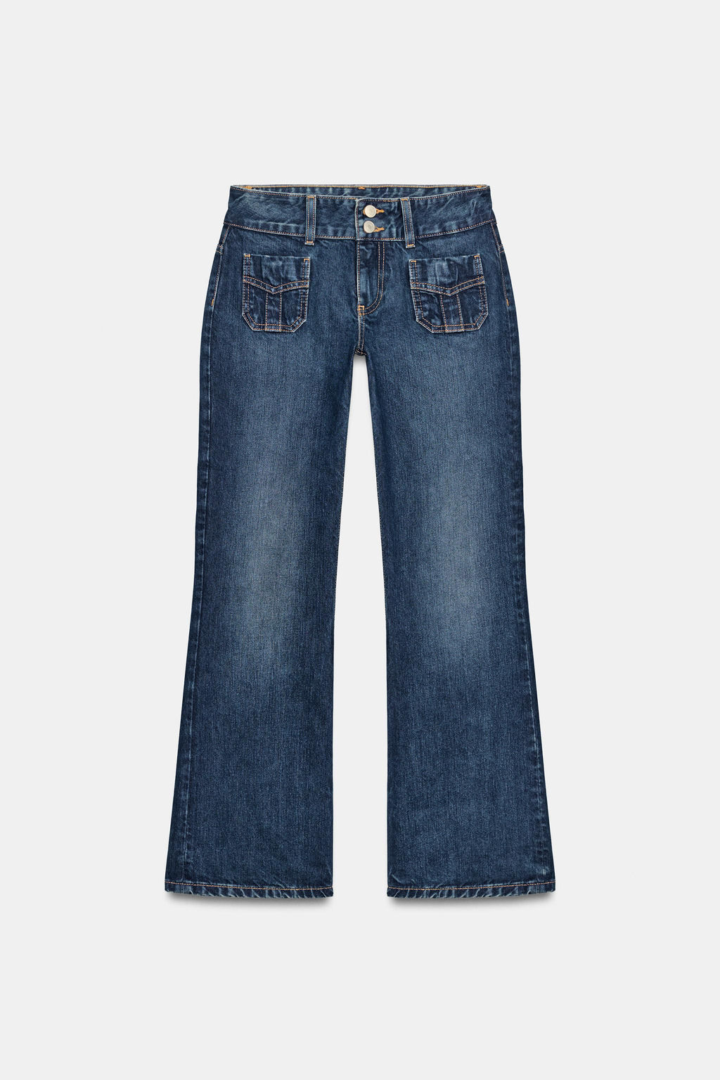 JEANS TRF TIRO BAJO BOLSILLOS / Marino - Zara фото 6