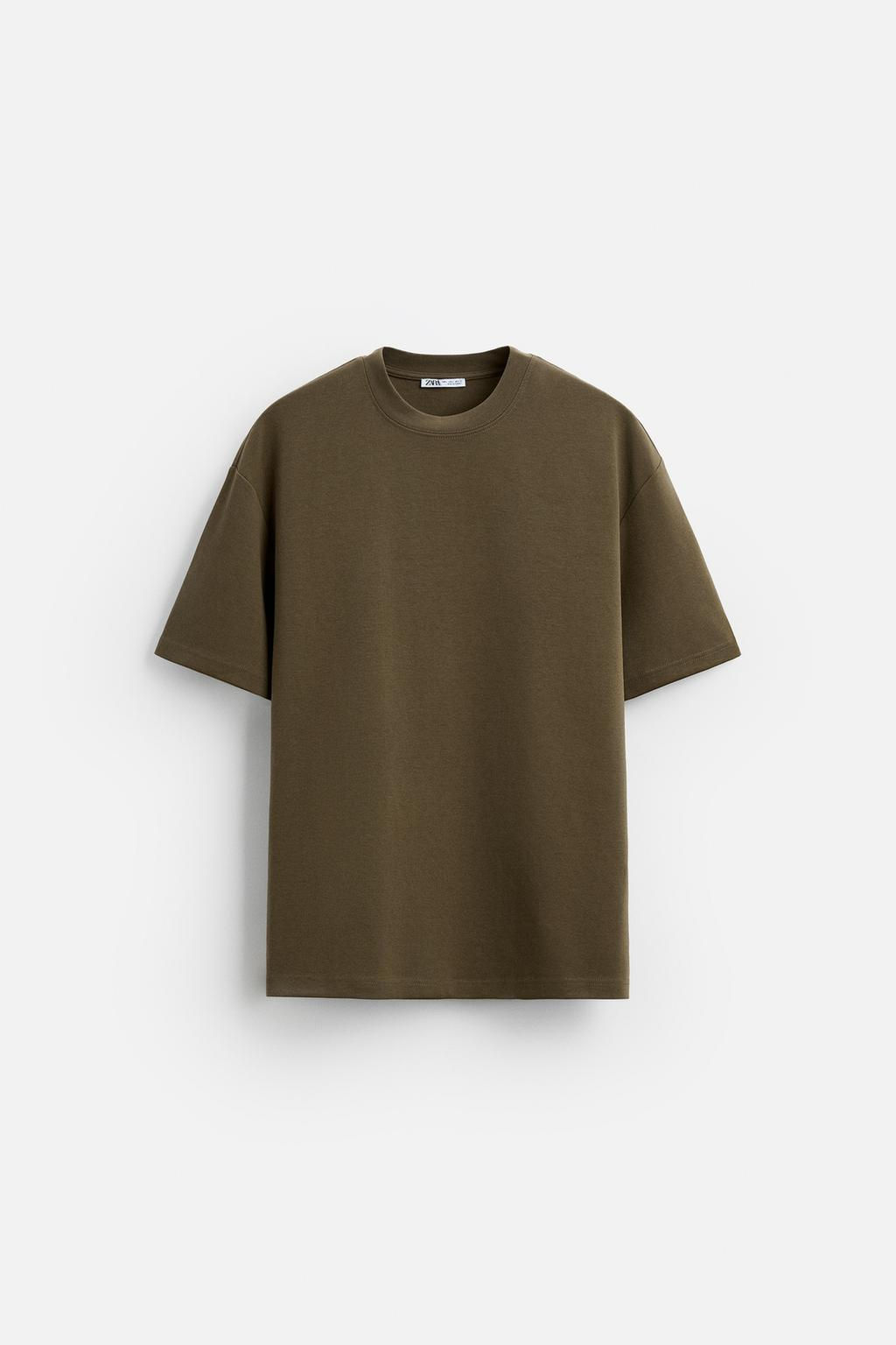BASIC REGULAR FIT T-SHIRT - Zara фото 39