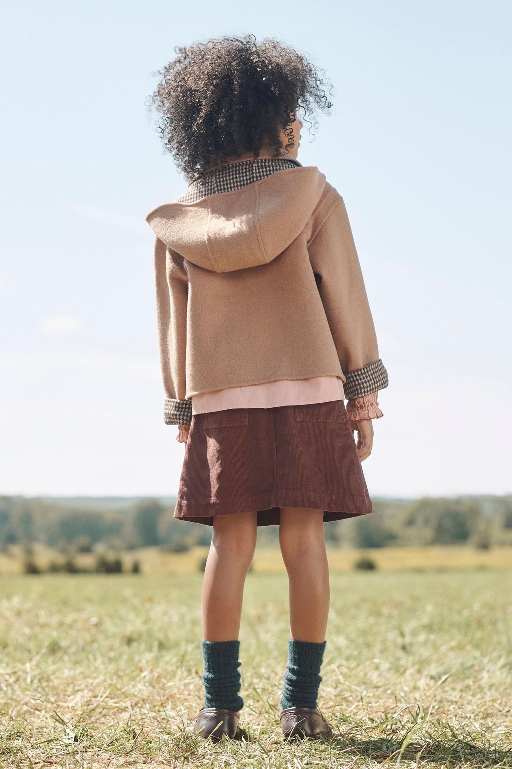 LIMITED EDITION SHORT WOOL DUFFLE COAT - Zara фото 3