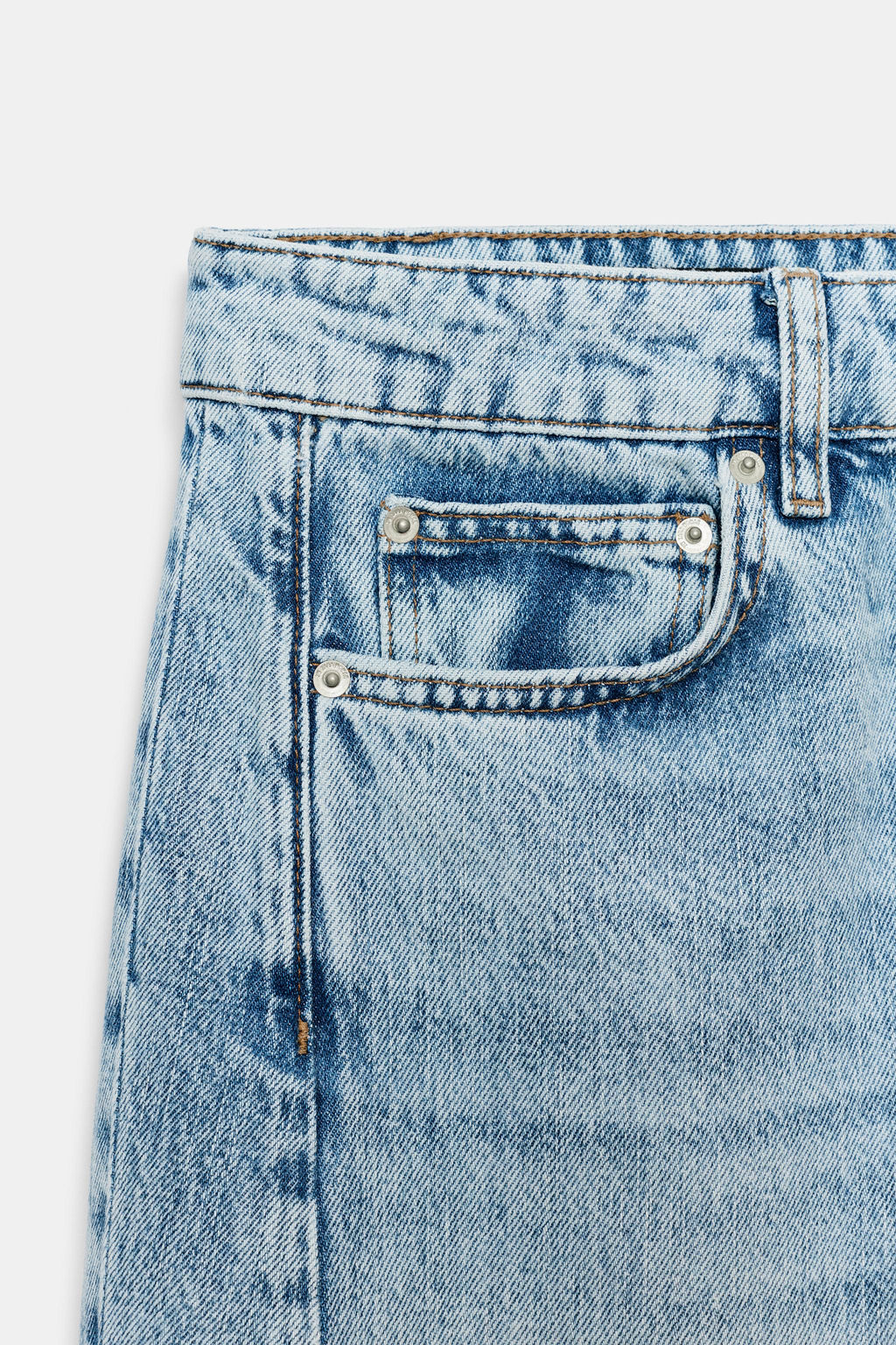 JEANS ZW COLLECTION RELAXED TIRO BAJO / Azul - Zara фото 8