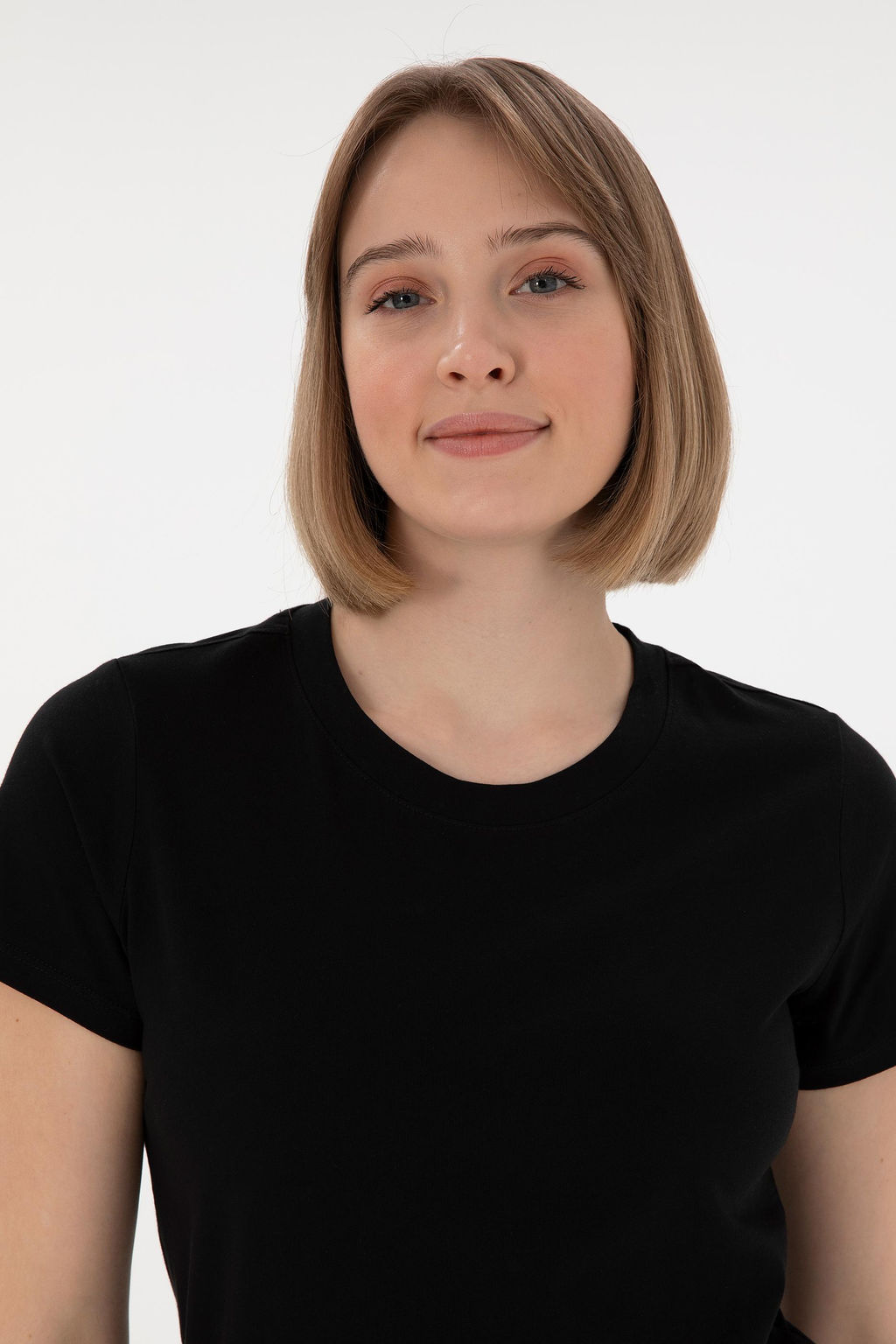 Kad_n Siyah Basic Ti__rt Sepette S_rpriz _ndirim - U.s. polo assn фото 2