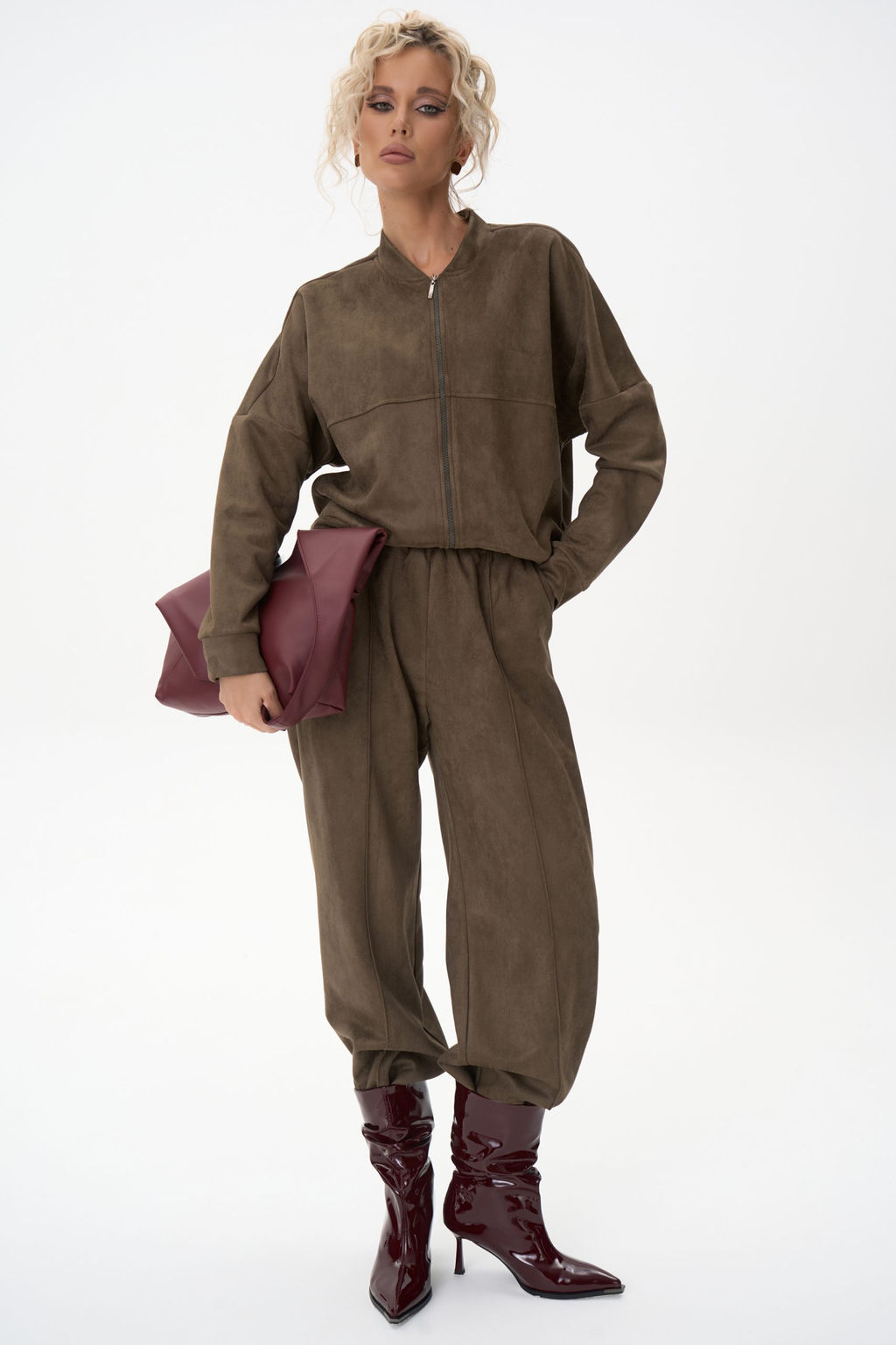 Бомбер Майли (оливковый) - Эльза фото 9