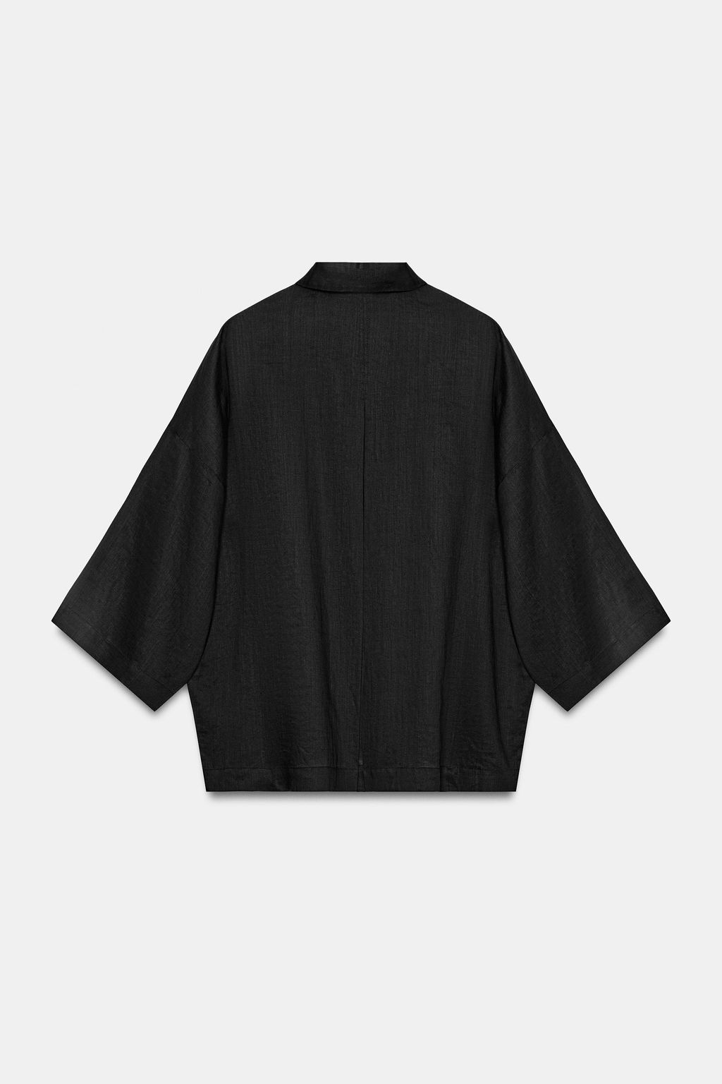 CAMISA FLUIDA OVERSIZE ZW COLLECTION / Negro