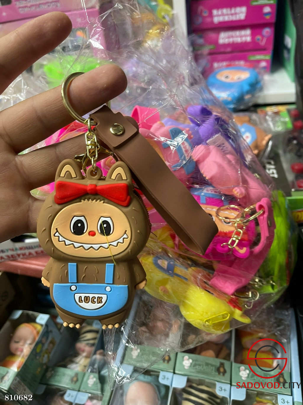 Кошелек брелок в стиле Лабубу