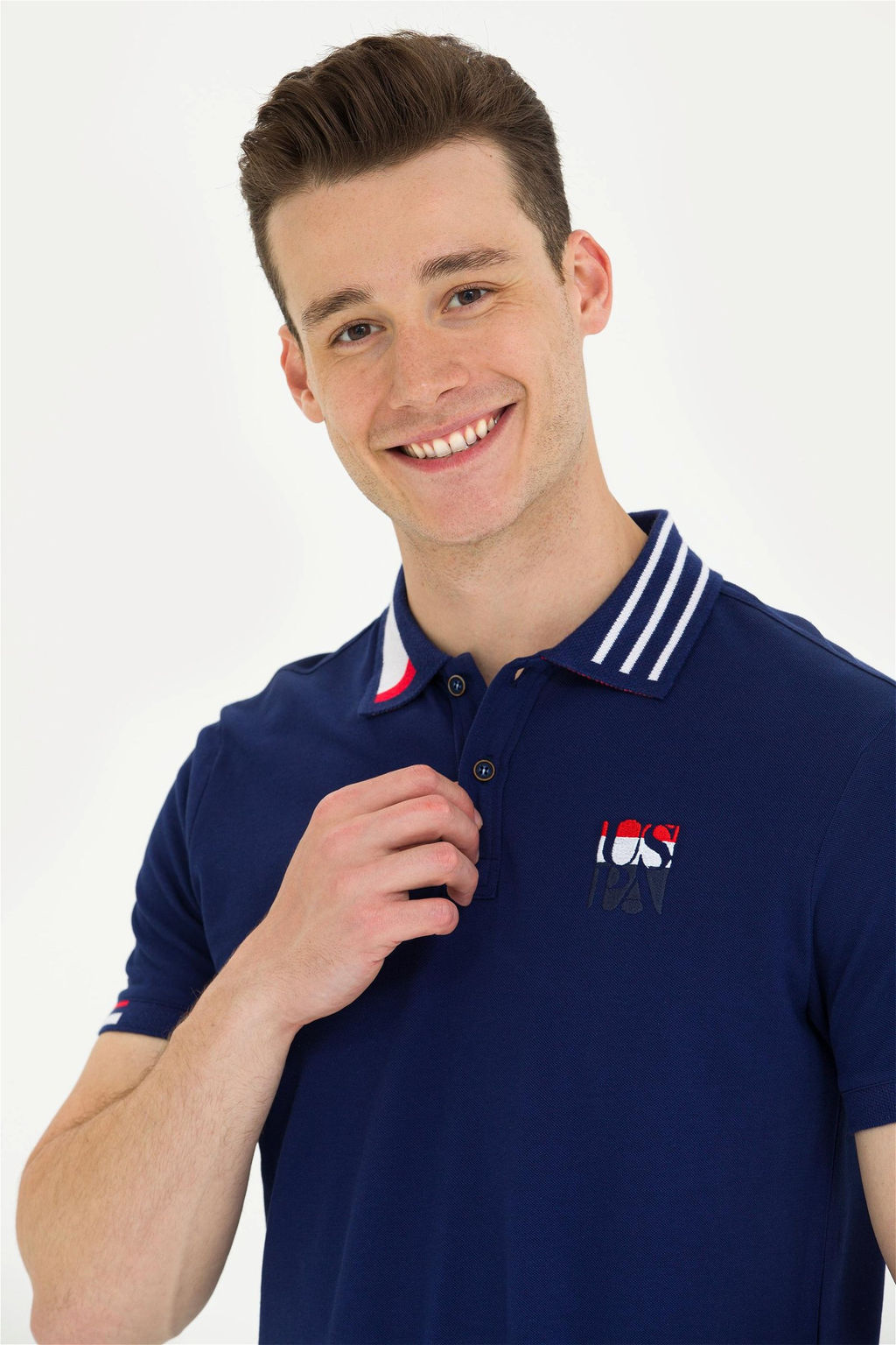 Мужская темно-синяя футболка - U.s. polo assn фото 9