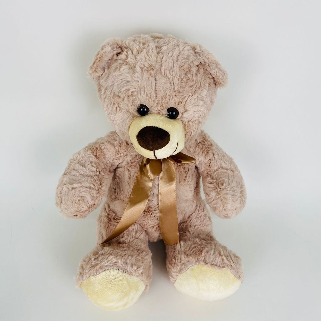 Мягкая игрушка Мишка с полосатым бантом 30 см (арт. 6682/30) - Storyland фото 9