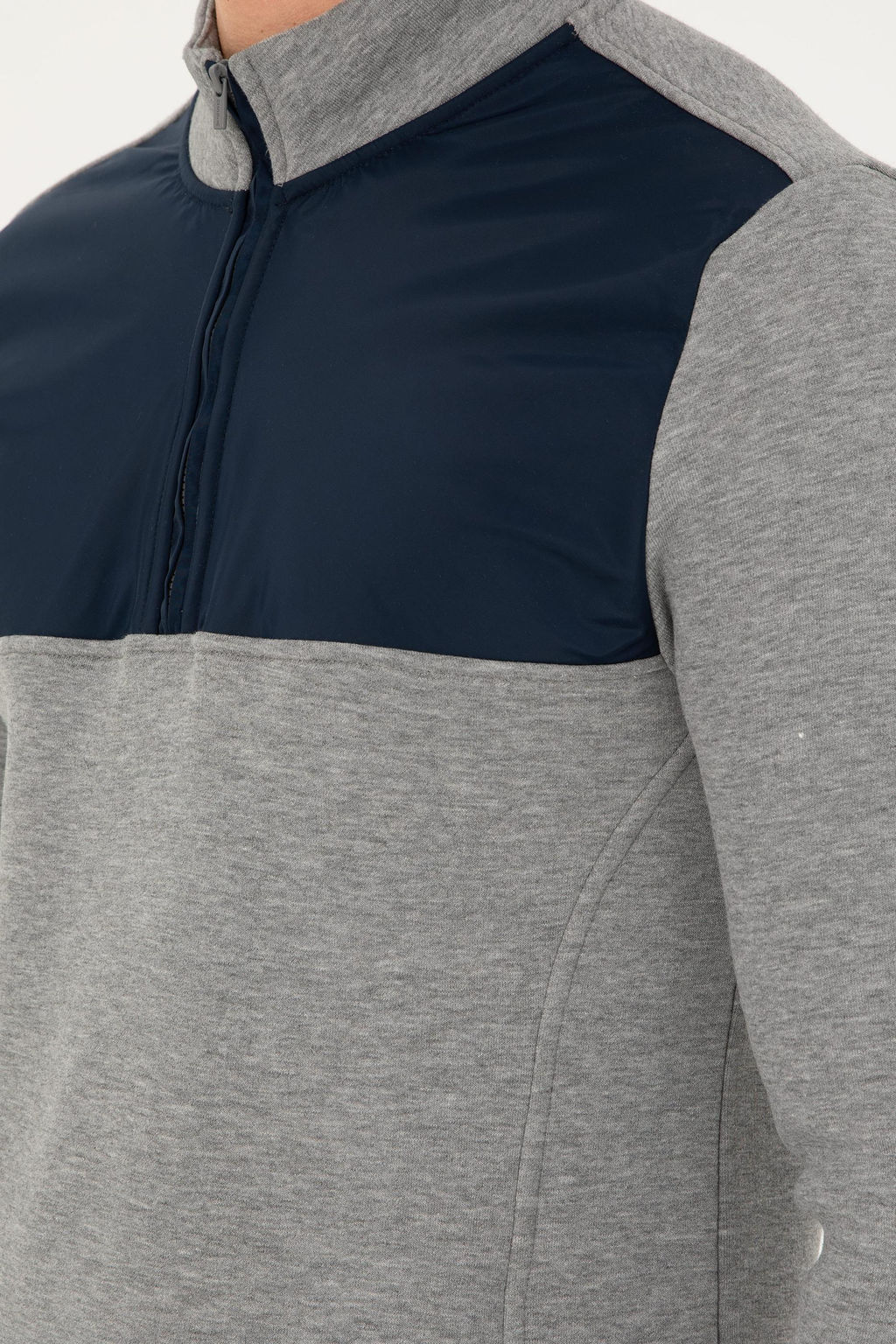 Мужской серый меланжевый свитшот Неожиданная скидка в корзине - U.s. polo assn фото 7