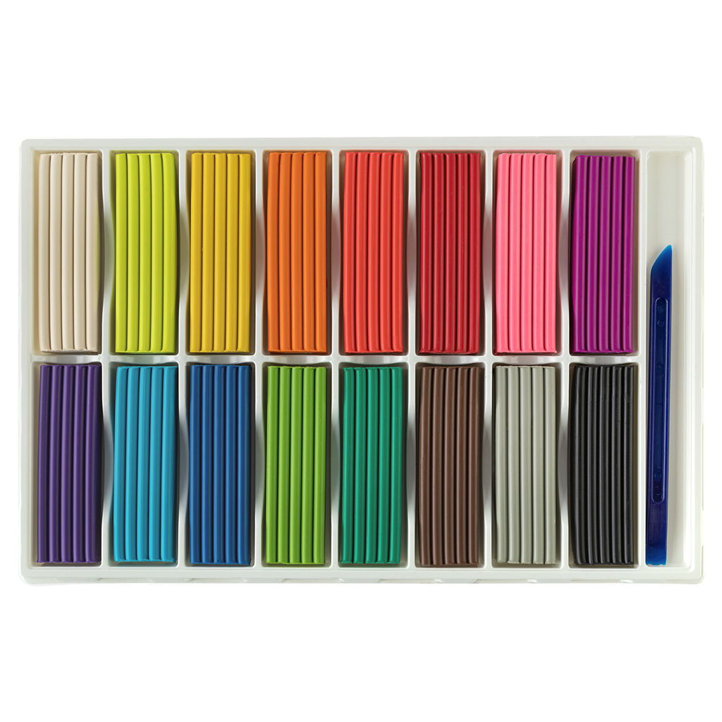 Лео Ярко Пластилин классический LBMC-0116 320 г ( в картонной упаковке ) 16 цв. .