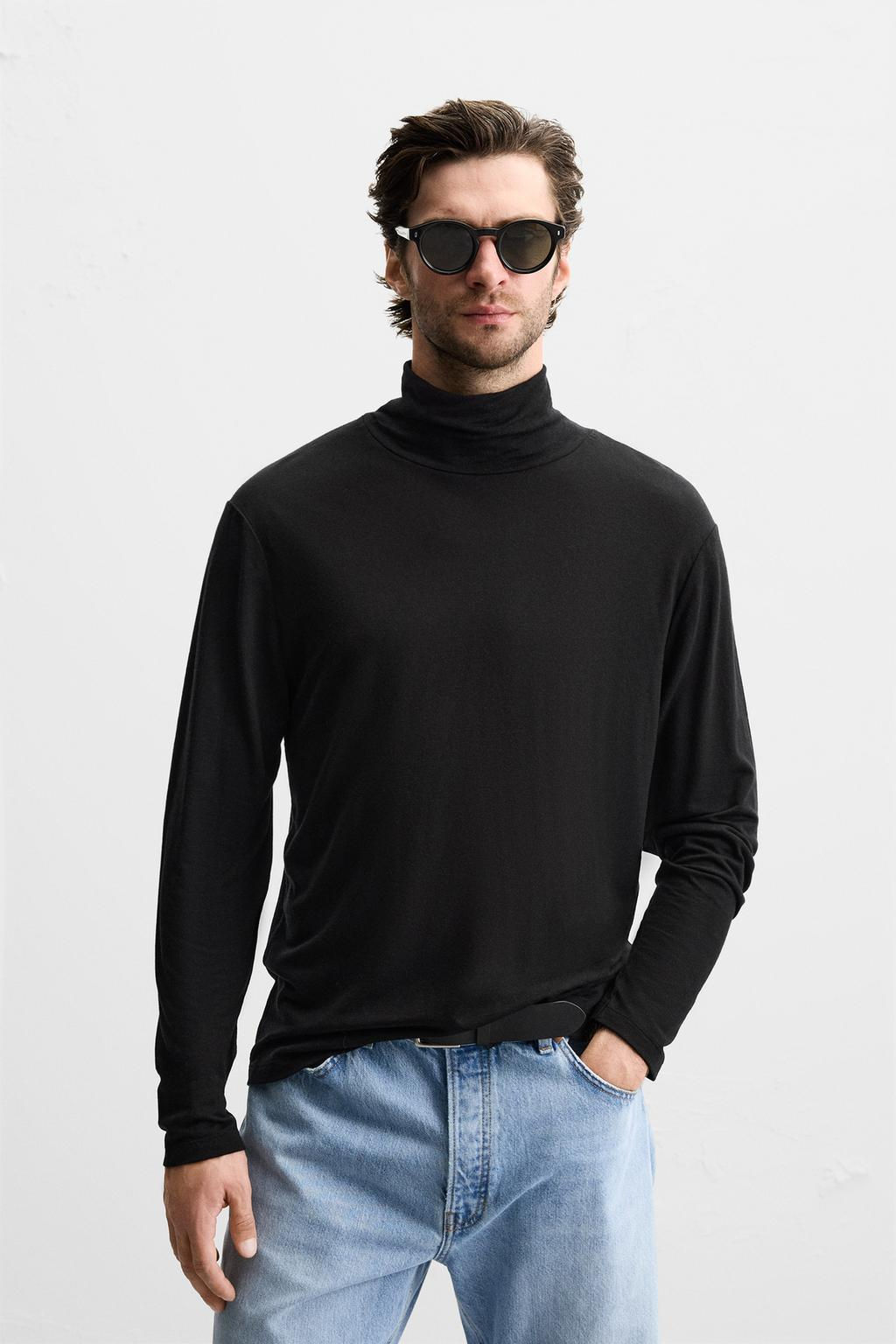 LYOCELL - WOOL T-SHIRT - Zara фото 2