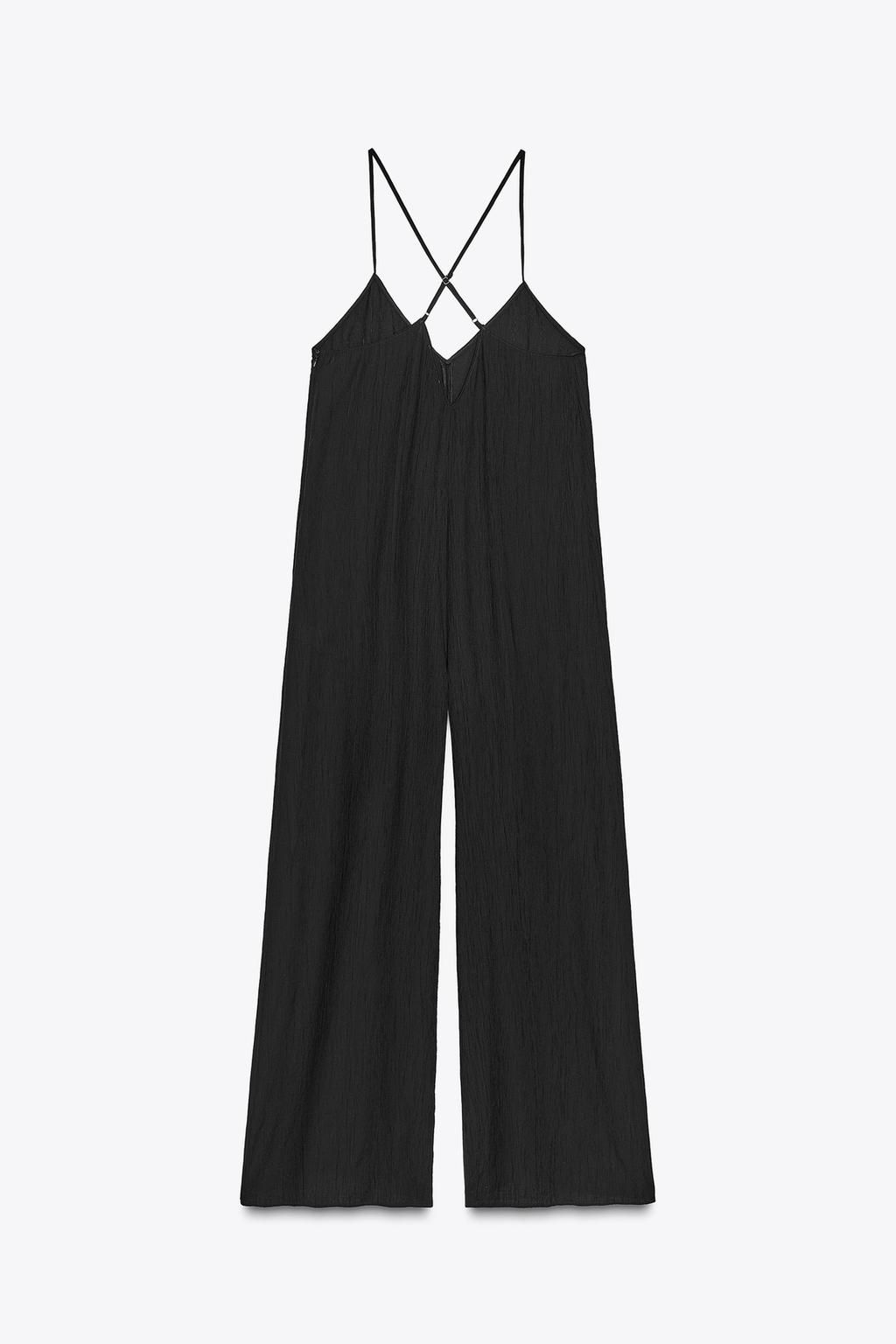 FLOWY TEXTURED JUMPSUIT - Zara фото 8