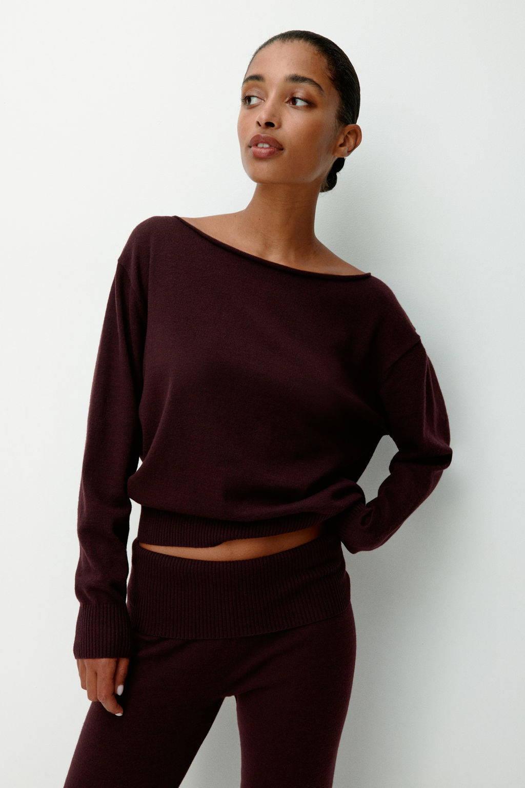 Jersey off-the-shoulder - H&m фото 7