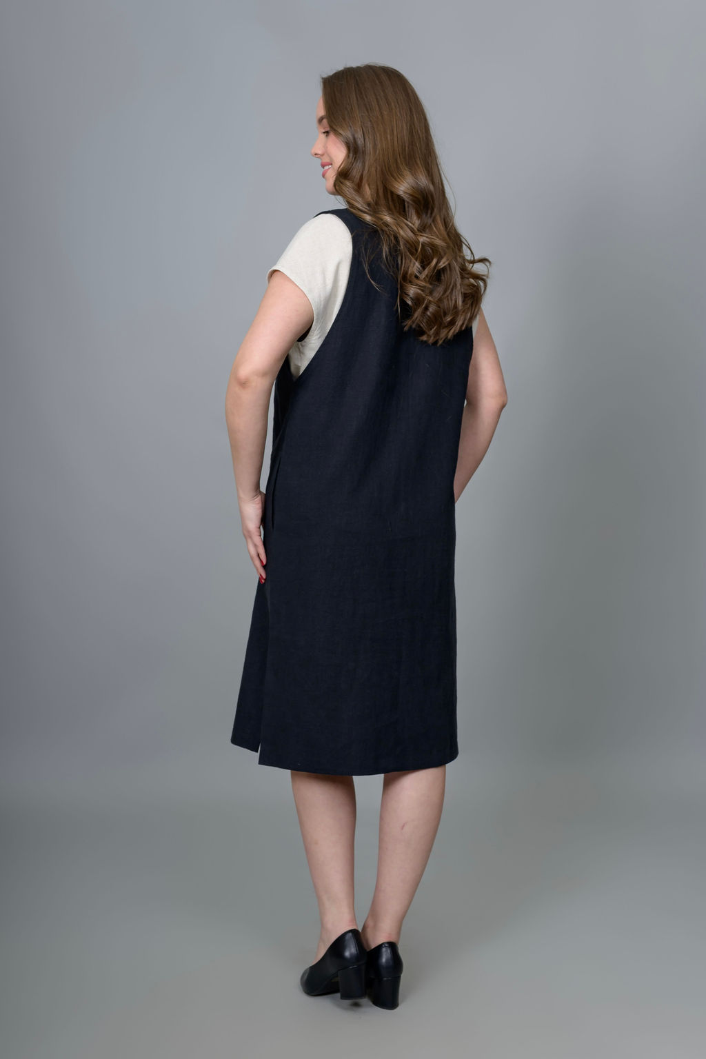 Платье- сарафан 100% крапива