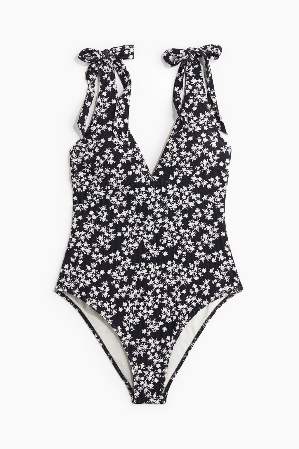 Padded-cup High Leg swimsuit - H&m фото 2