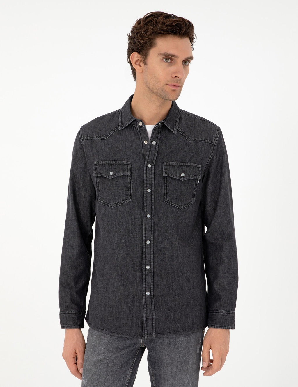 Antrasit Regular Fit Jean G_mlek