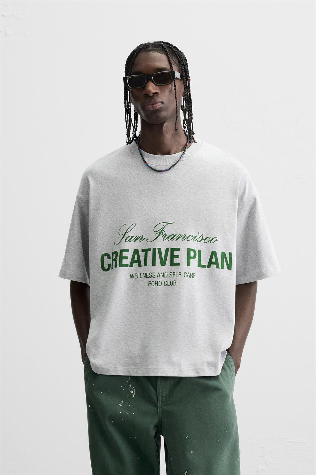SLOGAN PRINT T-SHIRT - Zara фото 2
