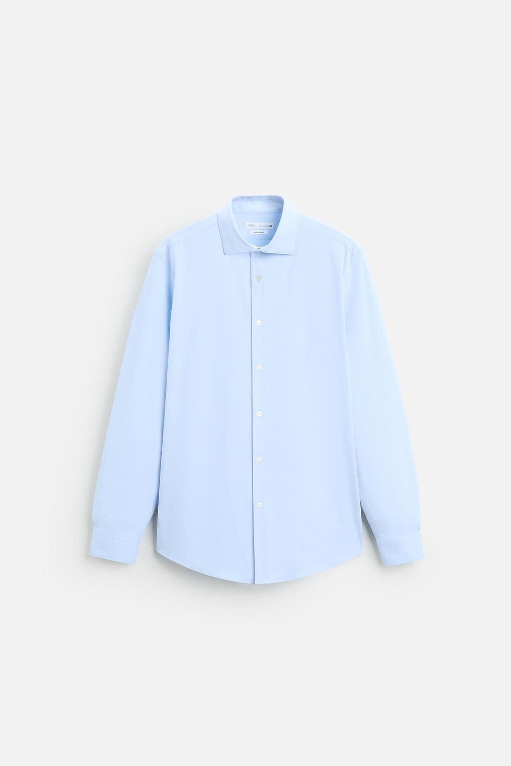 TEXTURED STRETCH SHIRT - Zara фото 22