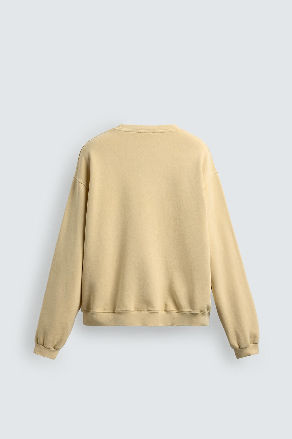 WASHED PRINTED SLOGAN SWEATSHIRT - Zara фото 8