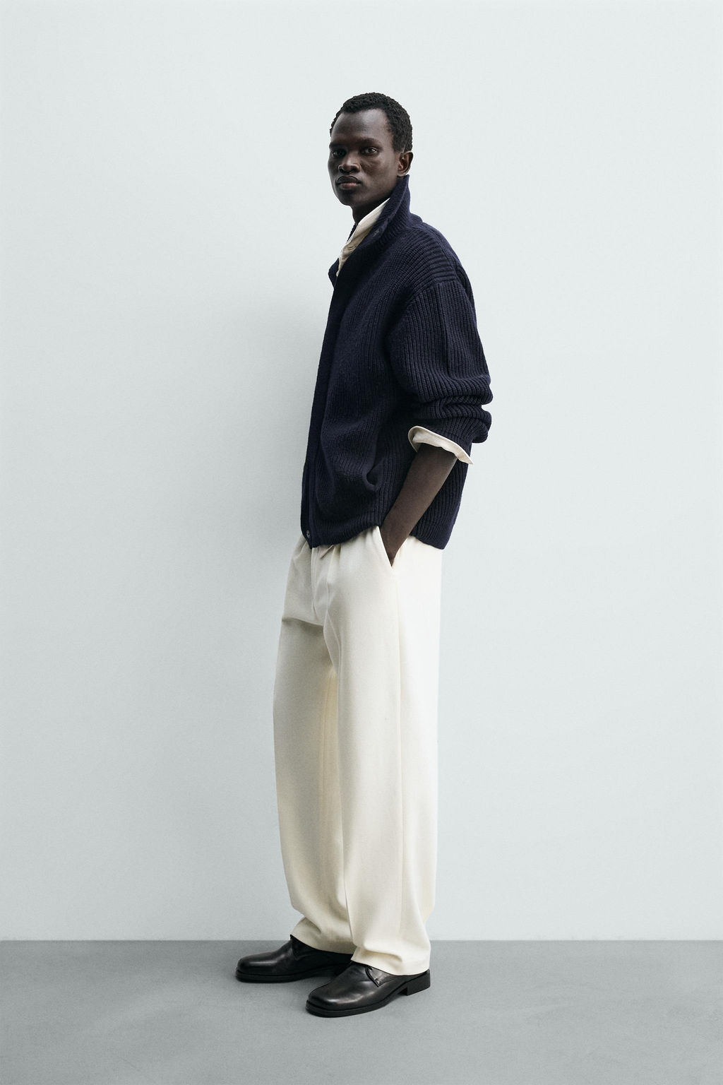 PURL KNIT CARDIGAN - Zara фото 4
