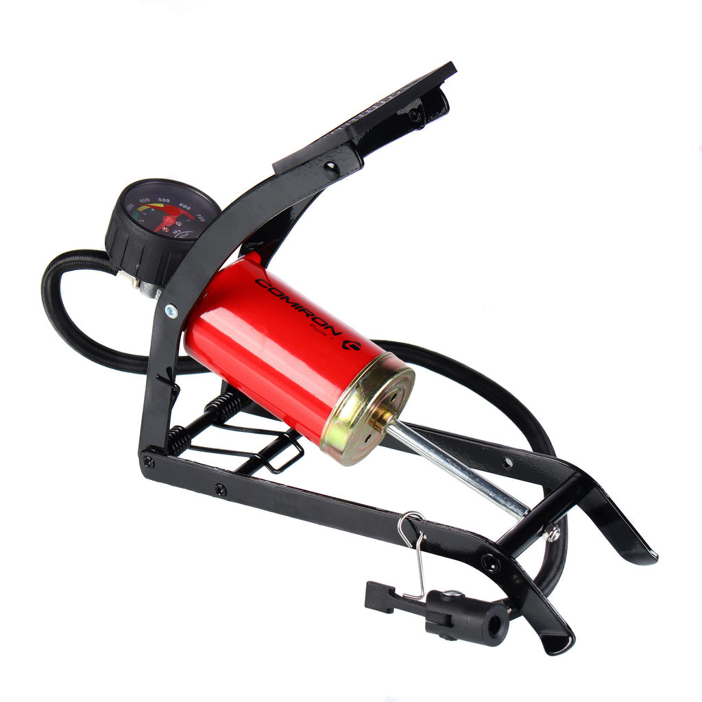 Насос ножной с манометром COMIRON FUJIN 1, однопоршневой, стальной корпус, 55*110мм. /уп 20/ - Галеонтрейд фото 18