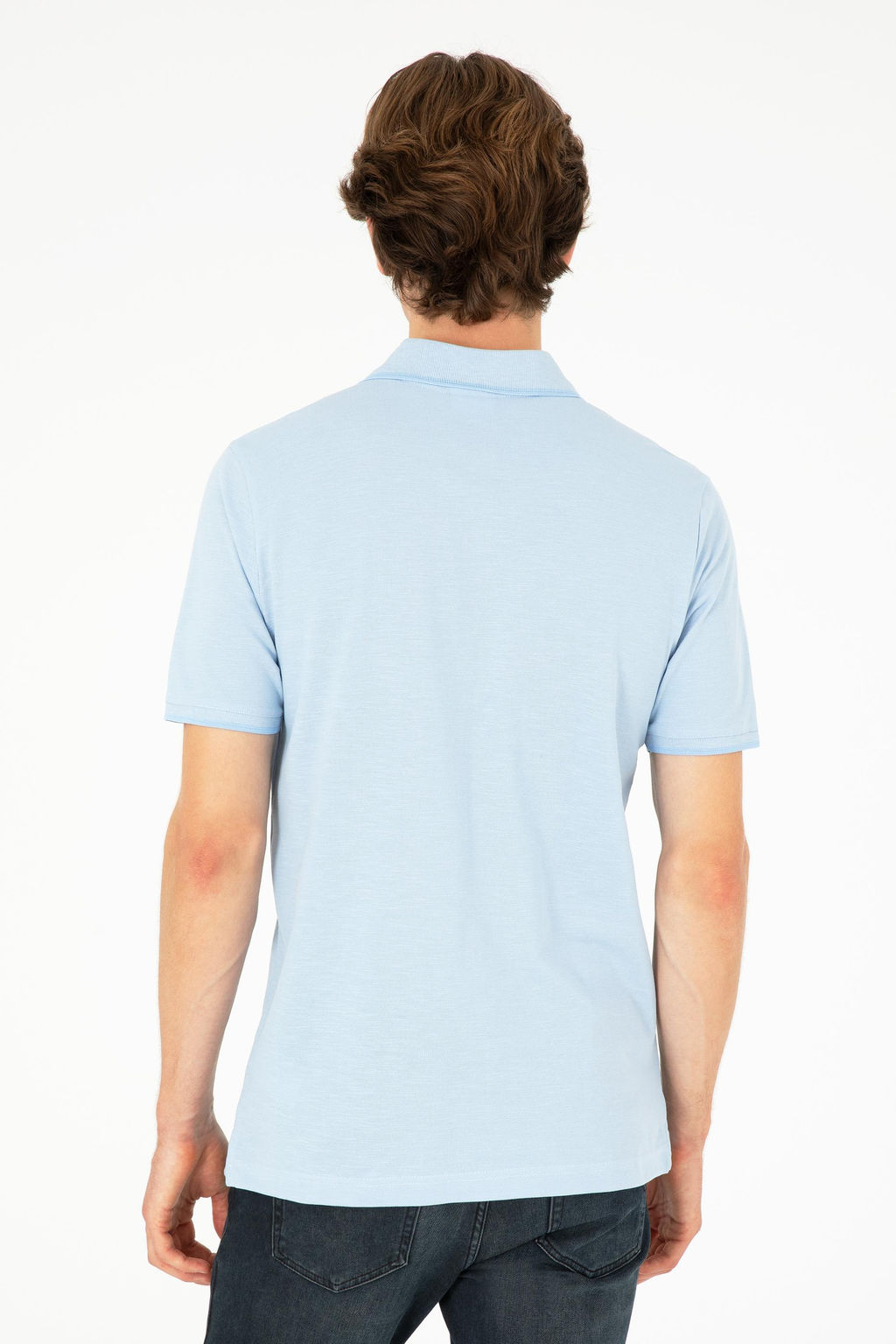 Мужская голубая футболка Неожиданная скидка в корзине - U.s. polo assn фото 5
