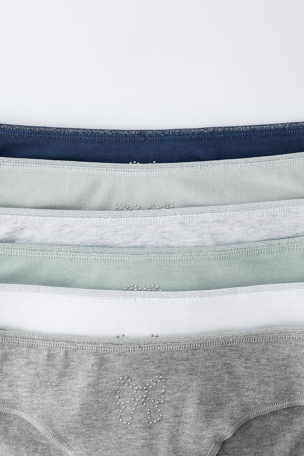 6-14 YEARS / SIX-PACK OF RHINESTONE SHAPED BRIEFS - Zara фото 2