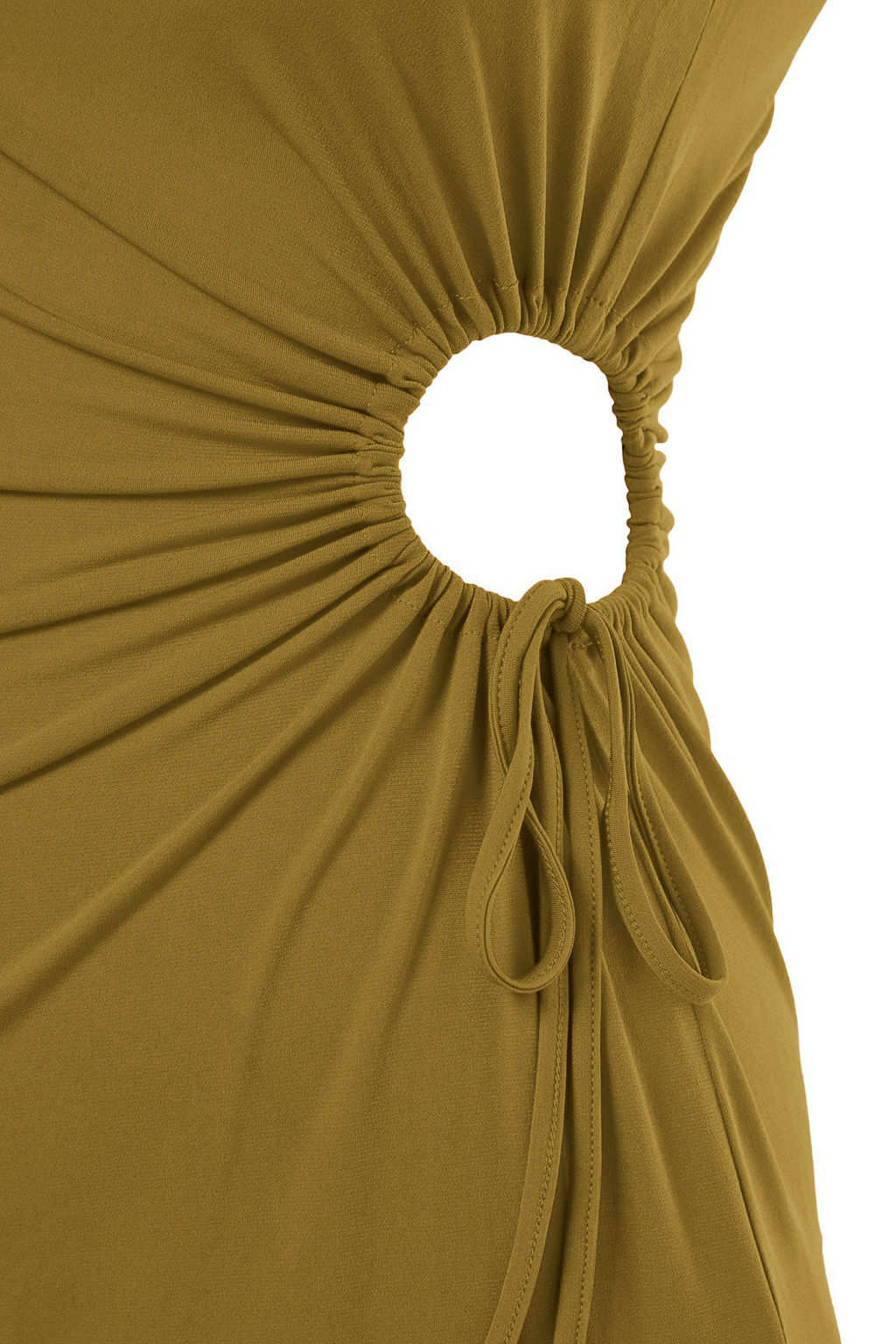 TRENDYOLMILLA Cok Renkli Cicek Desenli Vucuda Oturan Cut Out/Pencere Detayl? Orme K?sa S?k Elbise TPRSS23EL00154  фото 34