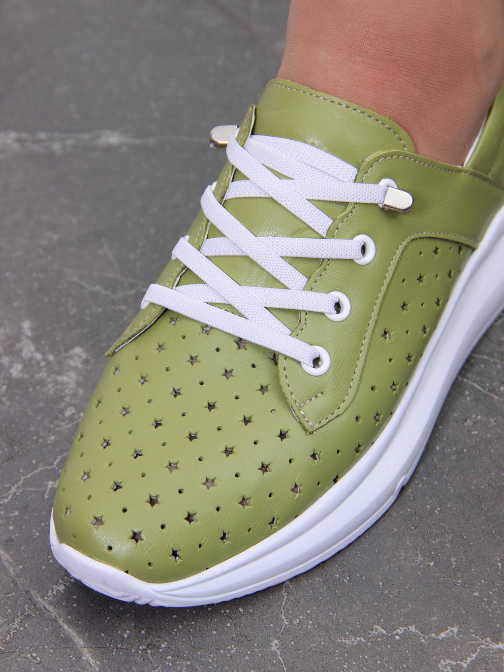 Кроссовки EDART 168.236143w. Авокадо R - Ed'art фото 4