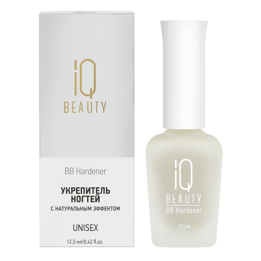 IQ Beauty Укрепитель для ногтей с натуральным эффектом тонирующий / BB Hardener Unisex, 12,5 мл