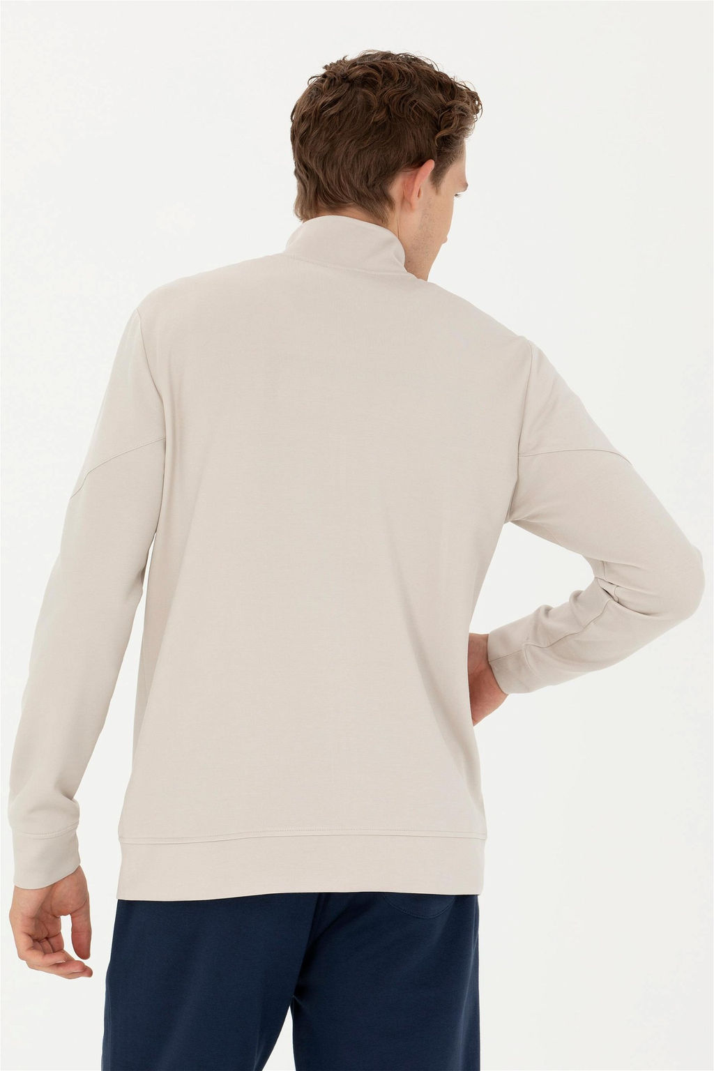 Мужской бежевый вязаный кардиган Неожиданная скидка в корзине - U.s. polo assn фото 5