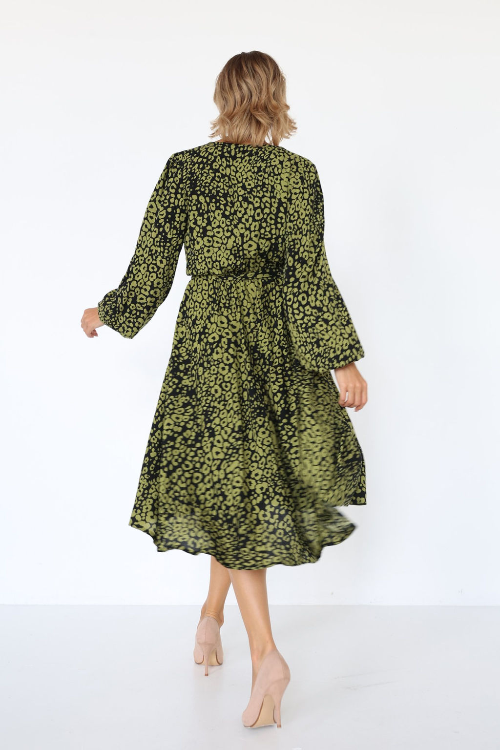 Платье миди с юбкой-полусолнце - Looklikecat фото 3