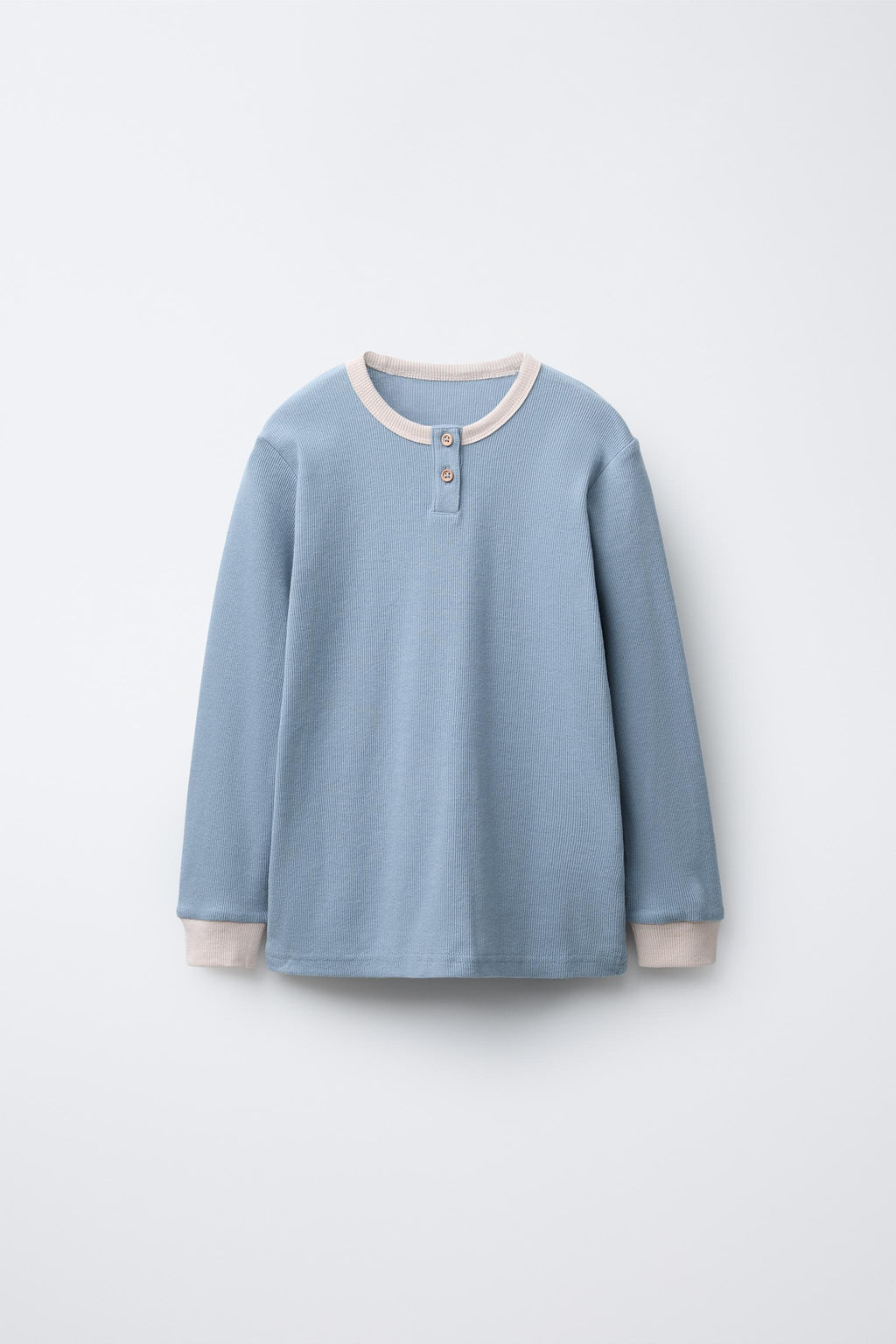 6-14 YEARS/CONTRAST RIBBED PYJAMAS - Zara фото 2