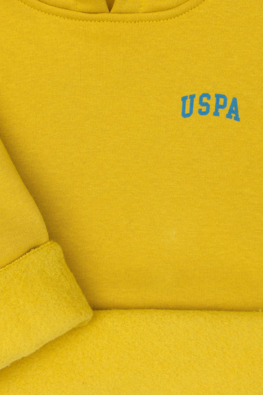 Erkek _ocuk Sar_ Basic Kap__onlu Sweatshirt