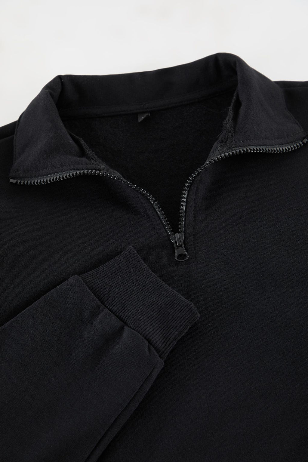 Siyah-Kar Melanj 2li Paket Regular/Normal Kesim Ici Polar/S?cak Tutan Sweatshirt TMNAW25SW00205 - Trendyolmilla фото 4