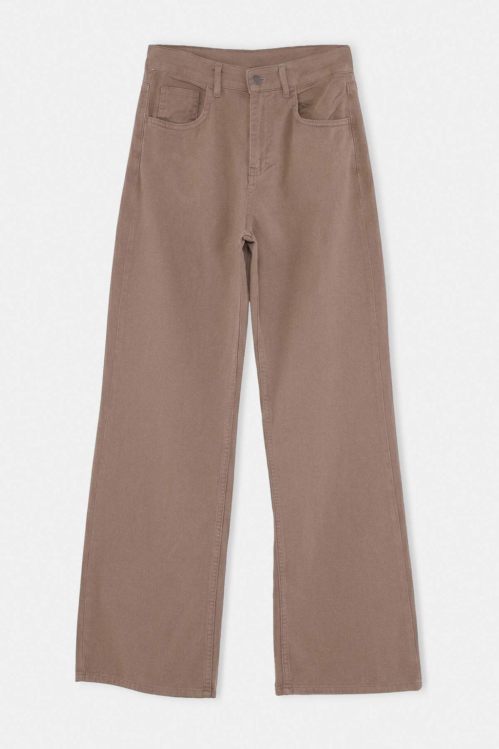 Vizon %100 Pamuk Y_ksek Bel Wide Leg Jeans TWOAW27JE00108 - Trendyolmilla фото 6