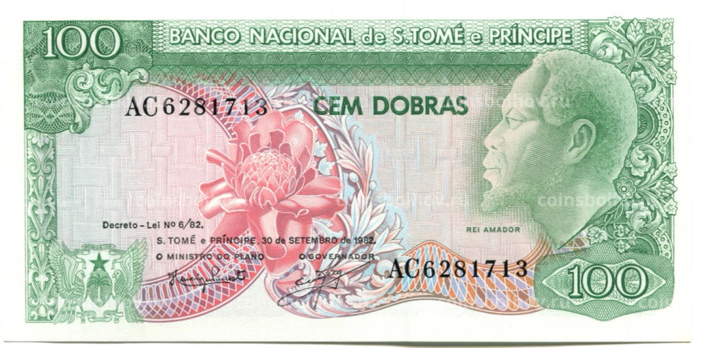 100 добр 1982 года Сан-Томе и Принсипи