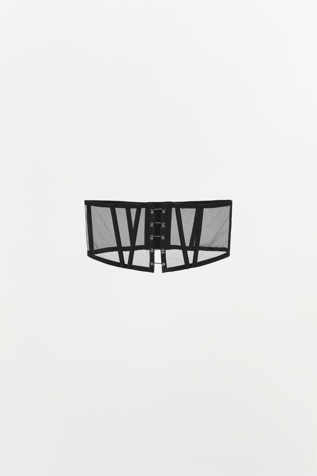 MESH BONED CORSET WITH METAL DETAILING - Zara фото 5