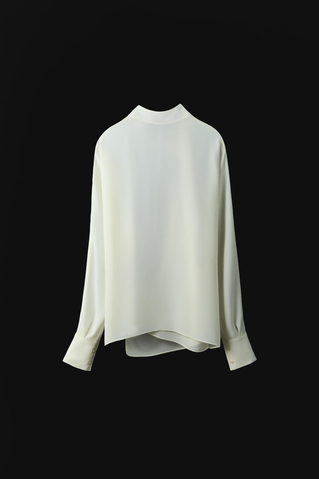 BLUSA CRUZADA FLUIDA ZW COLLECTION / Crudo - Zara фото 6