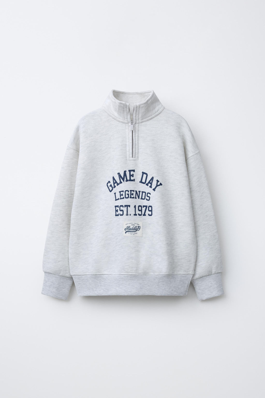 SUDADERA JOGGING TEXTO / Gris vigor? - Zara фото 3