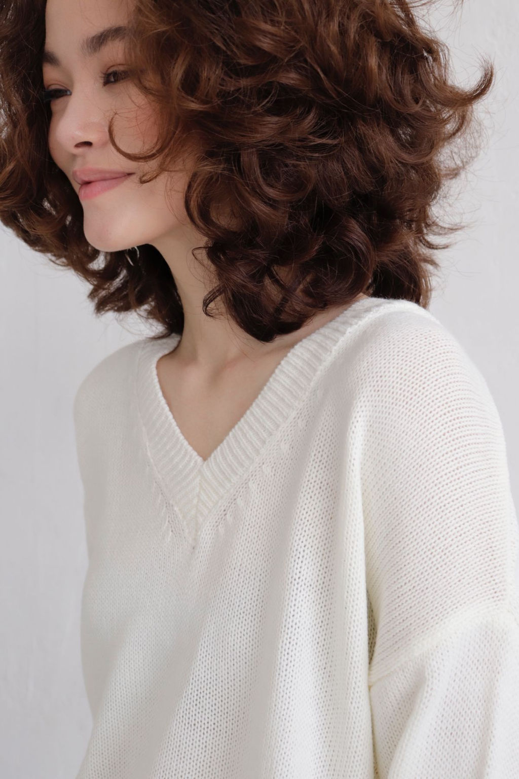 Базовый пуловер с V-образным вырезом - Martichelli фото 11