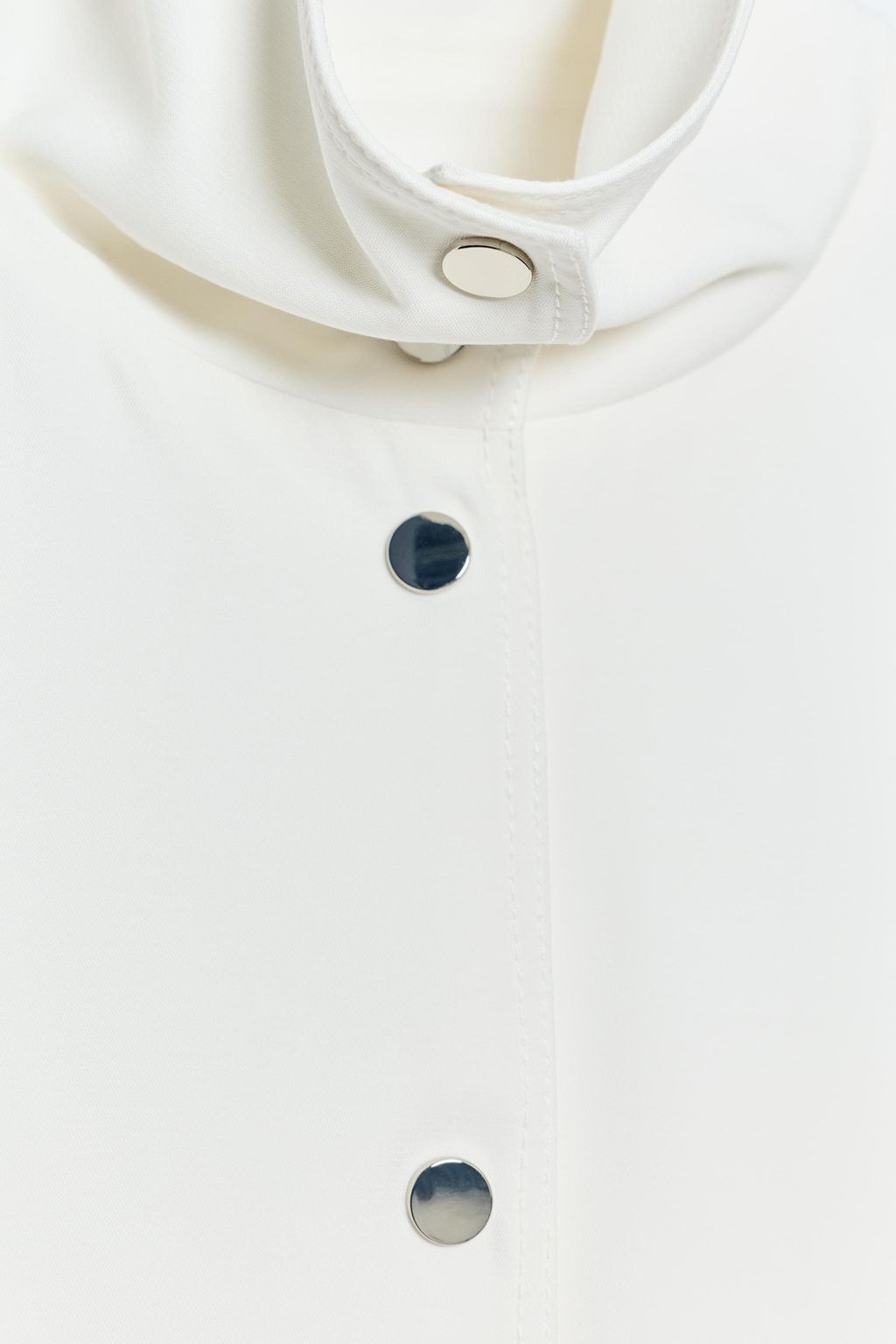 CHAQUETA BOMBER CUELLO SUBIDO / Blanco roto - Zara фото 9